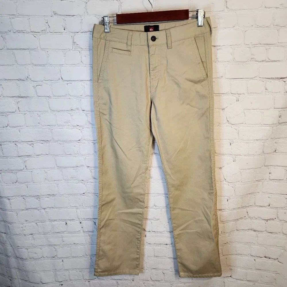 Men's Quicksilver khaki pants, size 27